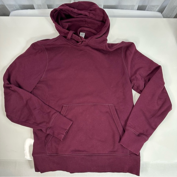 Champion Other - Champion HOODIE solid BURGUNDY long sleeves with HOOD unisex SWEATSHIRT M